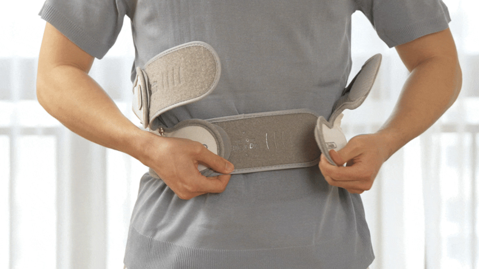 Disk Dr. Medical Lumbar Support WG50G2 5Size Options Double-Belt Traction Device