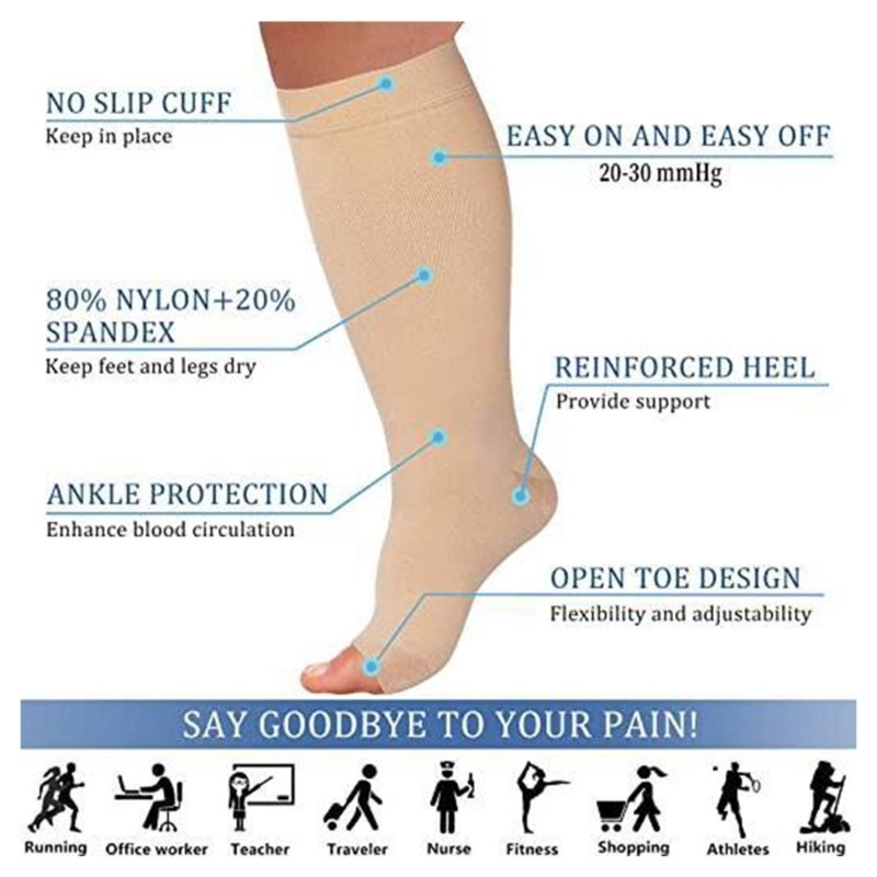 Compression Socks for Women & Men Circulation Best Support for Athletic Running