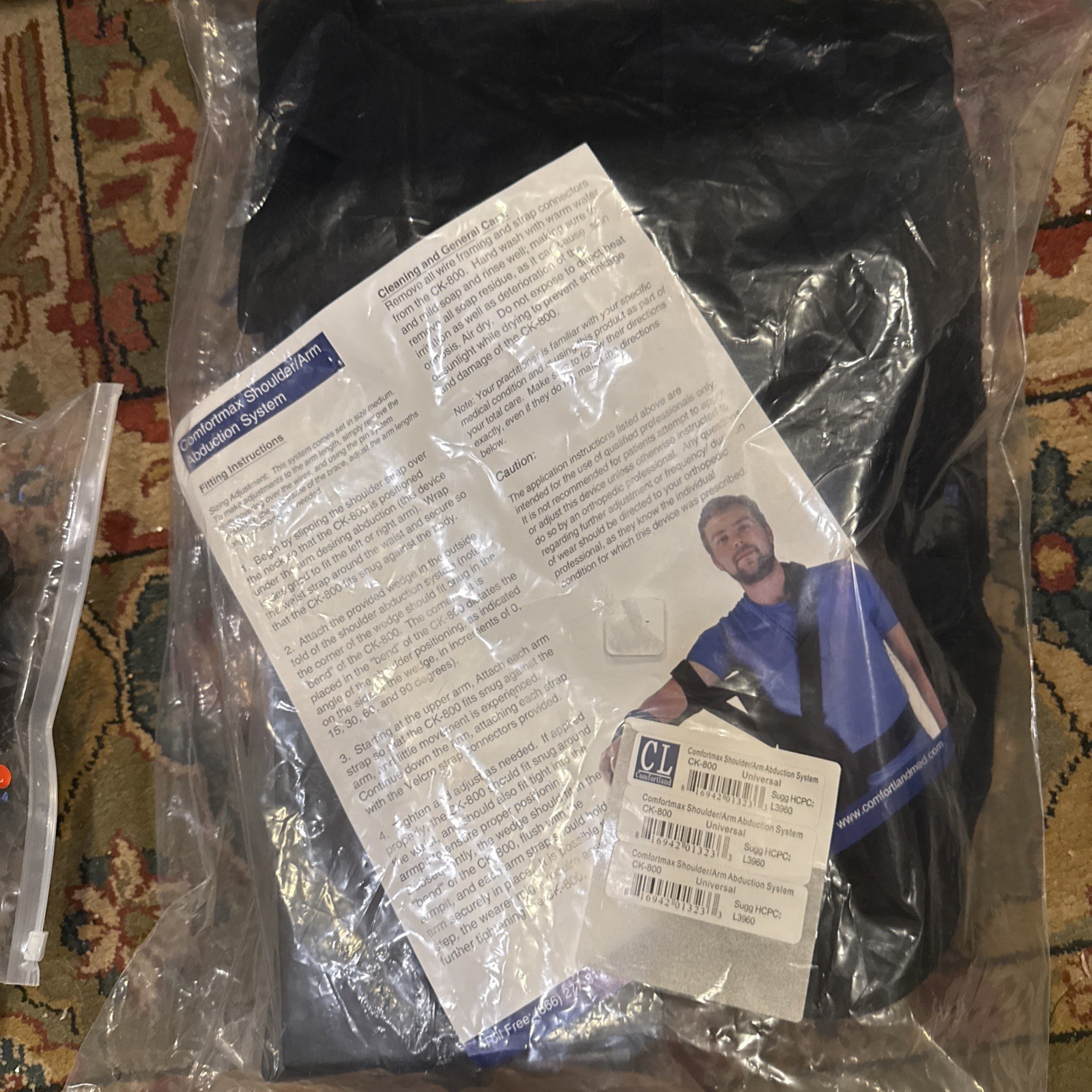 COMFORTLAND Comfortmax CK-800 Universal Shoulder Arm Abduction Rehab System NEW