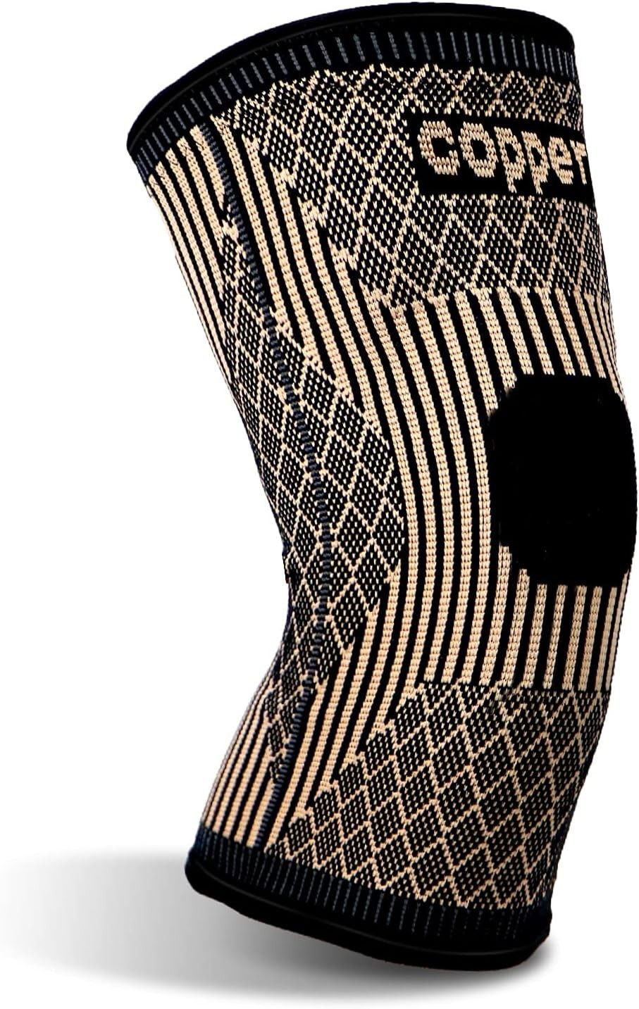 Two-Pack Medium Copper Knee Sleeves – Ideal for Pain Relief & Athletic Support