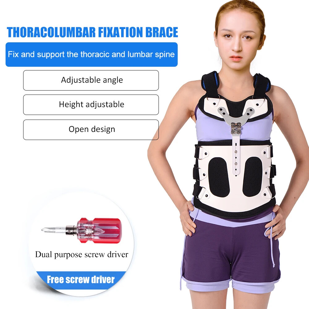New Fixed Spinal Adjustable Back Brace Kyphosis Mild Scoliosis Post Support
