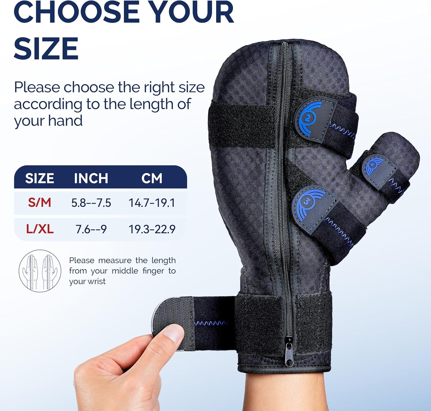 Resting Hand Splint with Thumb Support – Left – Small/Medium