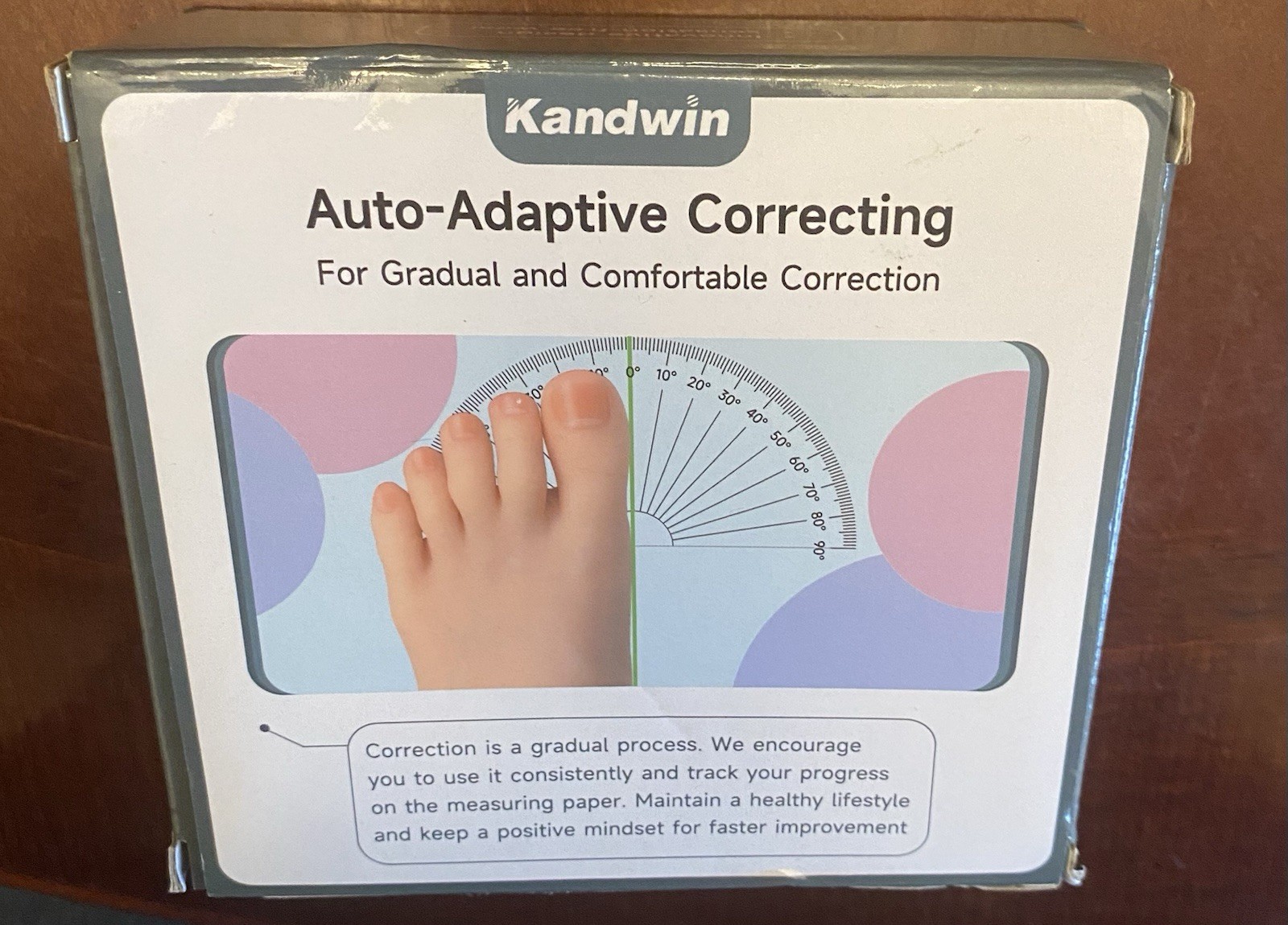 Kandwin Adjustable Orthopedic Bunion Corrector for Women, Black One Size