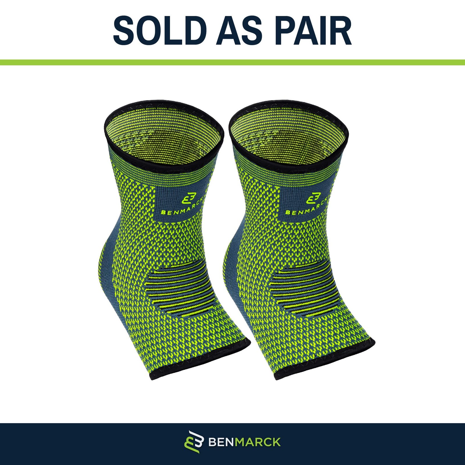 Benmarck Ankle Compression Sleeve, Plantar Fasciitis Sock, Foot Arch and Achi…