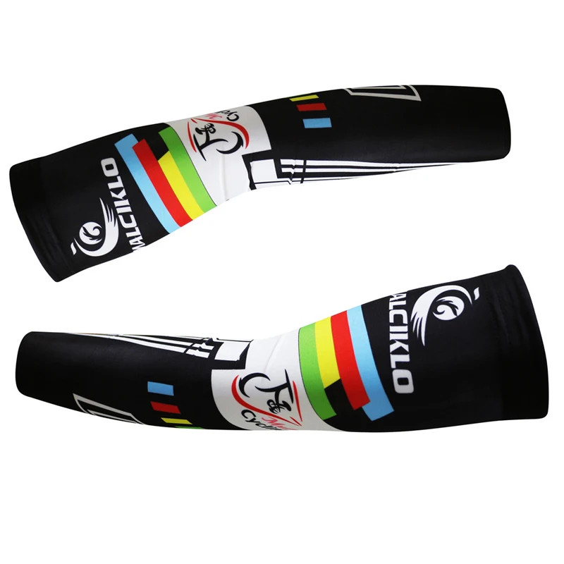 Sports Cycling Leg Warmers For Bicycle Arm Sleeves Sun UV Protection Cuff Cover