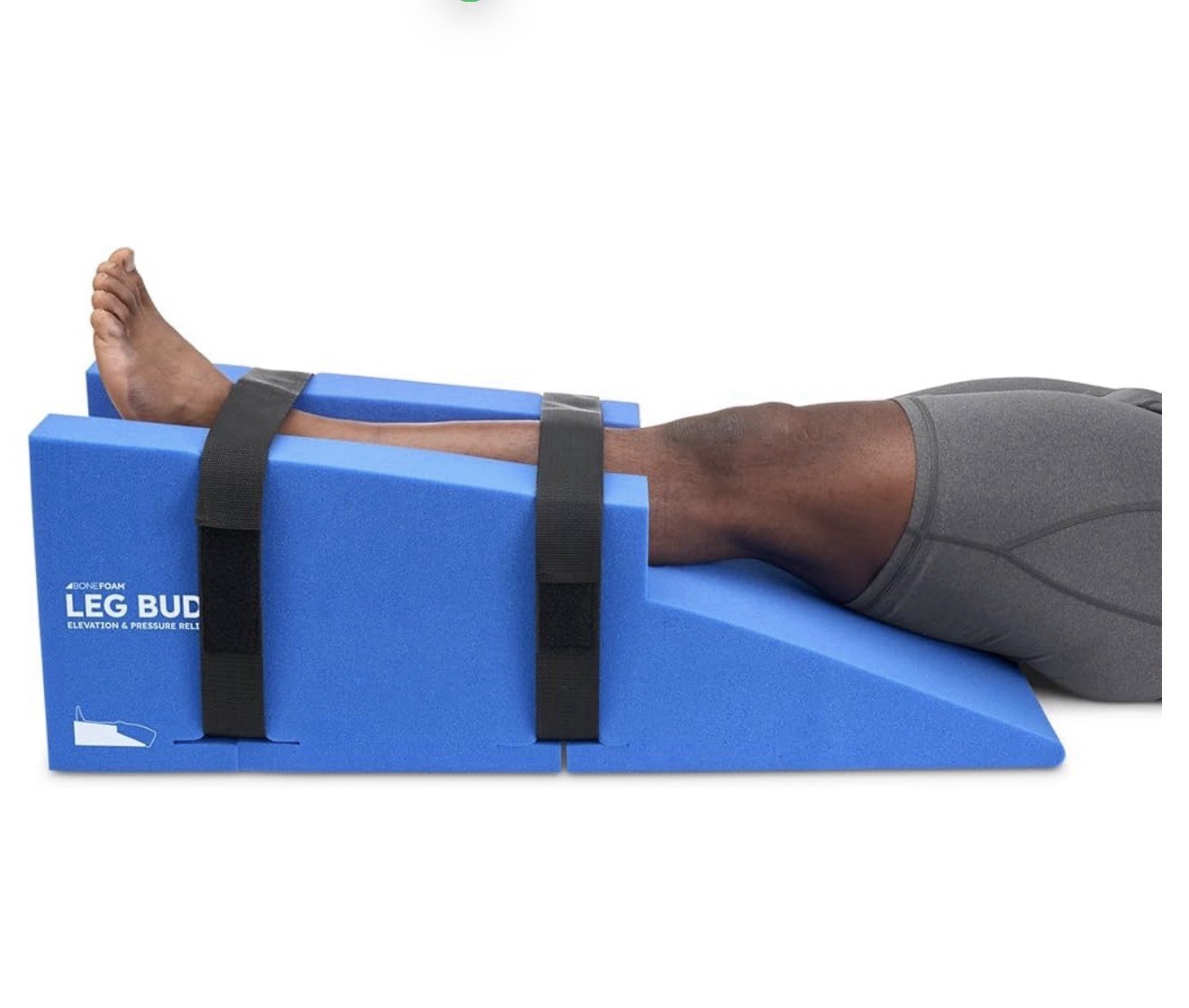 Leg Buddy Heel Cut | Post-Op Elevation Pillow for Leg, Ankle, Knee Surgeries