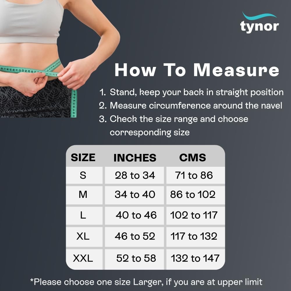 Lumbo Sacral Belt for Men & Women (Waist & Back Support Belt), Grey