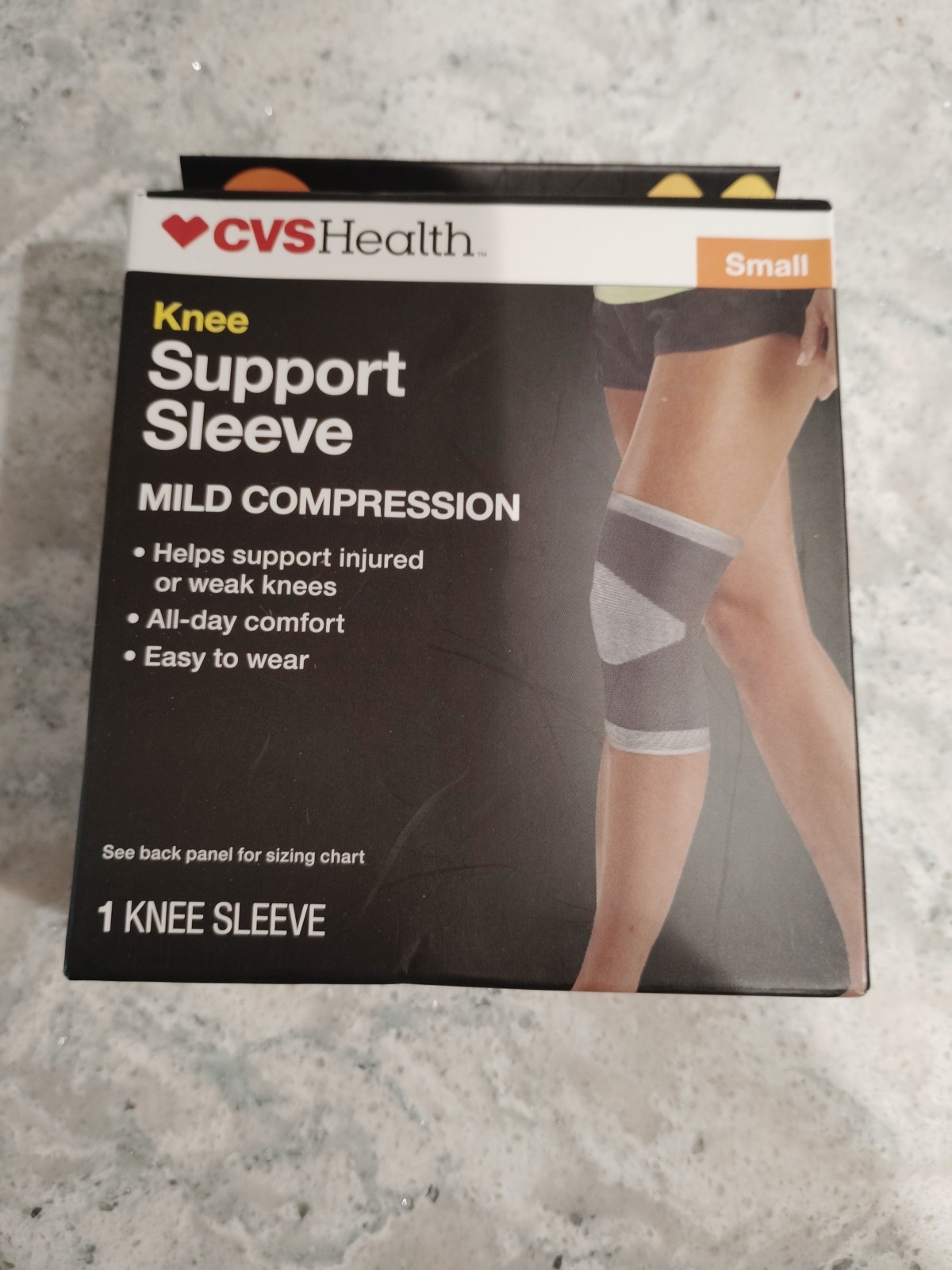 Health Knee Support Sleeve CVS – Mild Compression – Small – NEW