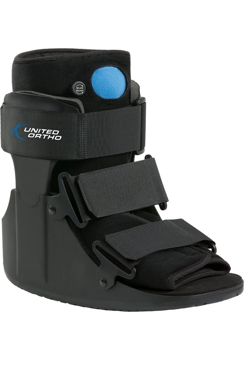New UNITED ORTHO Air Cam Walker Brace Boot XSmall Men-4, Kids 1-1/2, W 5-1/2