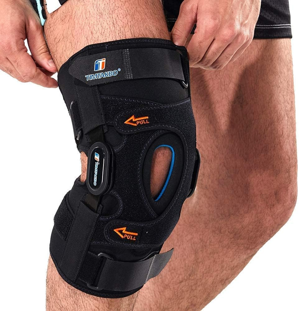 Plus Size Hinged Knee Brace for Pain Relief & Support – GEL Stabilizers
