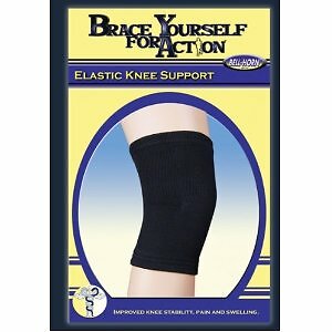 Bell-Horn Elastic Knee Support Black Medium