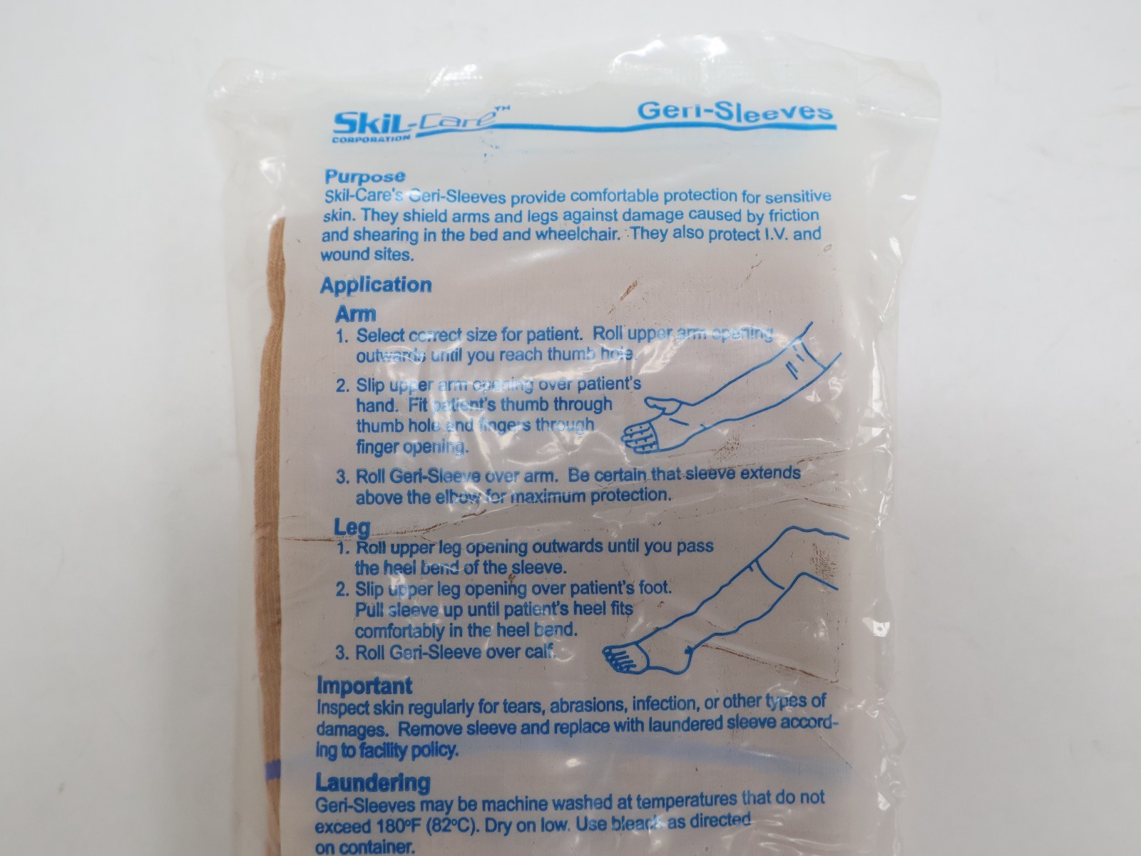 Skil-Care Geri-Sleeve Arm Protectors Large/Bariatric Sensitive Skin