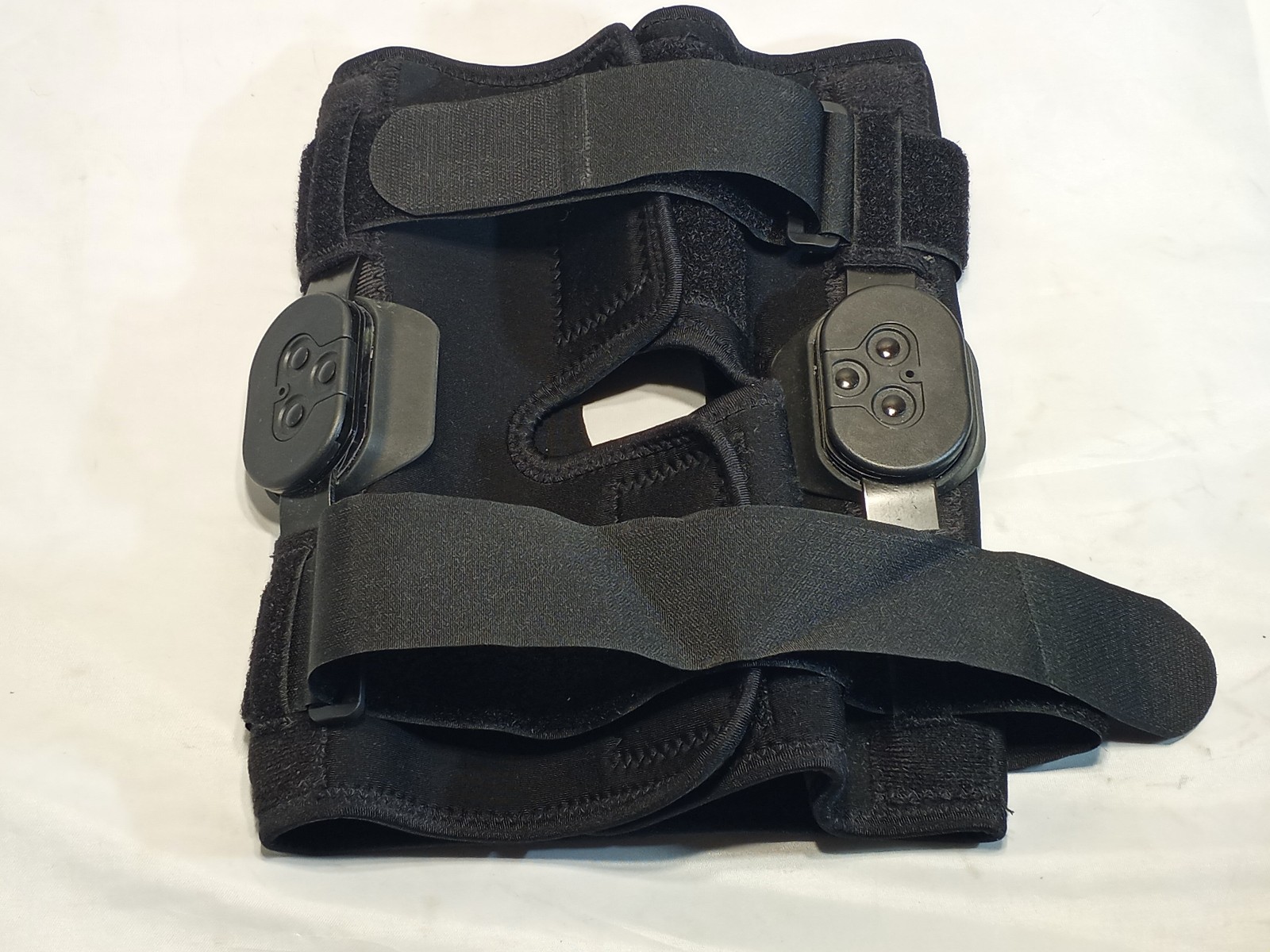 3XL External Hinged Knee Brace with Compression Wrap for Big & Wide Knees