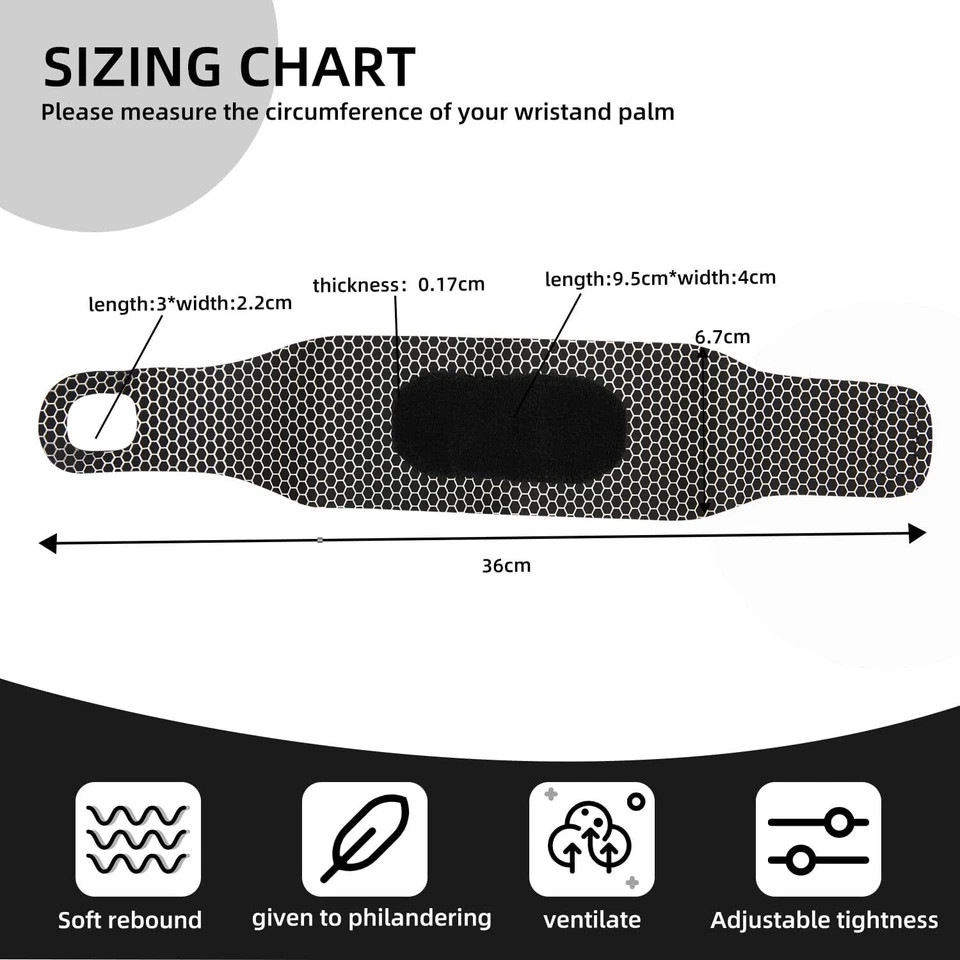 Ultra-Thin Wrist Brace Support for Carpal Tunnel Pain Relief Tendonitis Wraps US