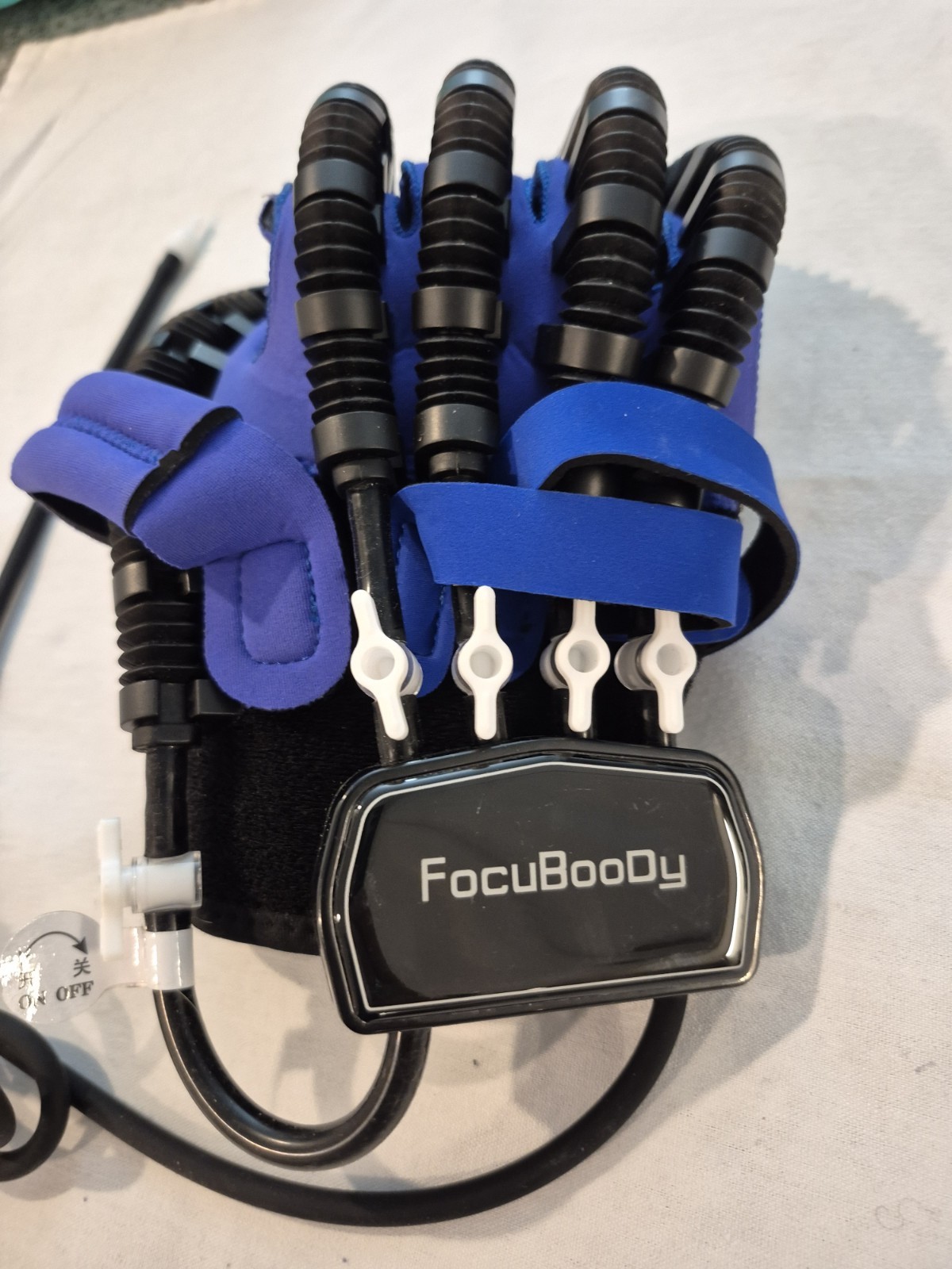 FOCUBOODY Rehabilitation Right Robot Glove Replacement Only Size XL Blue