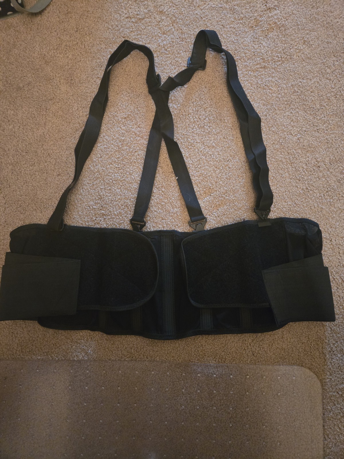 Medline Back Support Belt, NON11351XXL, Black, XXL, New in Bag