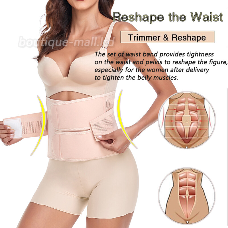 Postpartum Belly Band & Abdominal Binder Post Surgery Compression Wrap Recovery