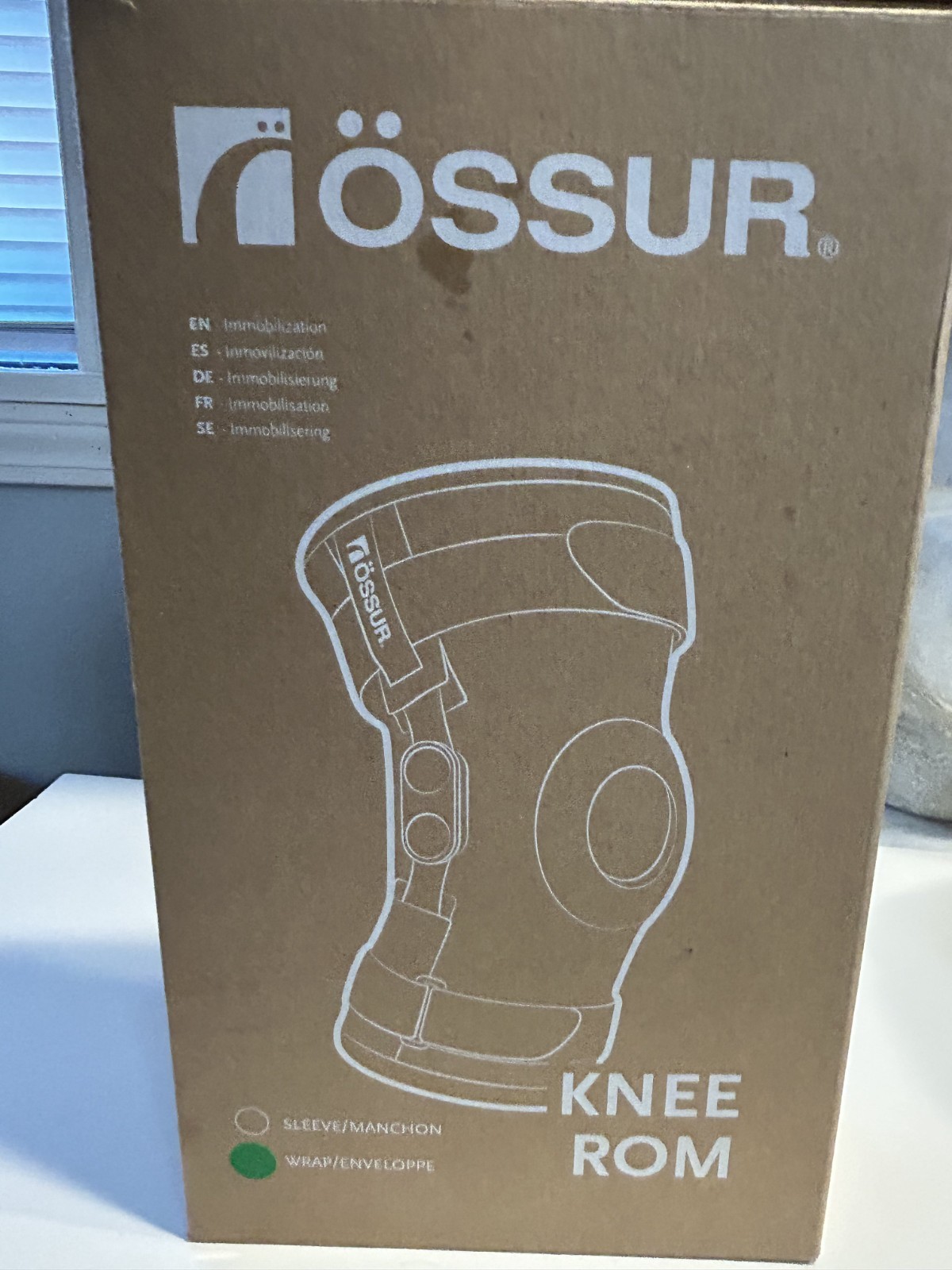 Ossur Form Fit Rom Hinged Knee Brace Wrap Ligament Tear Support 507259