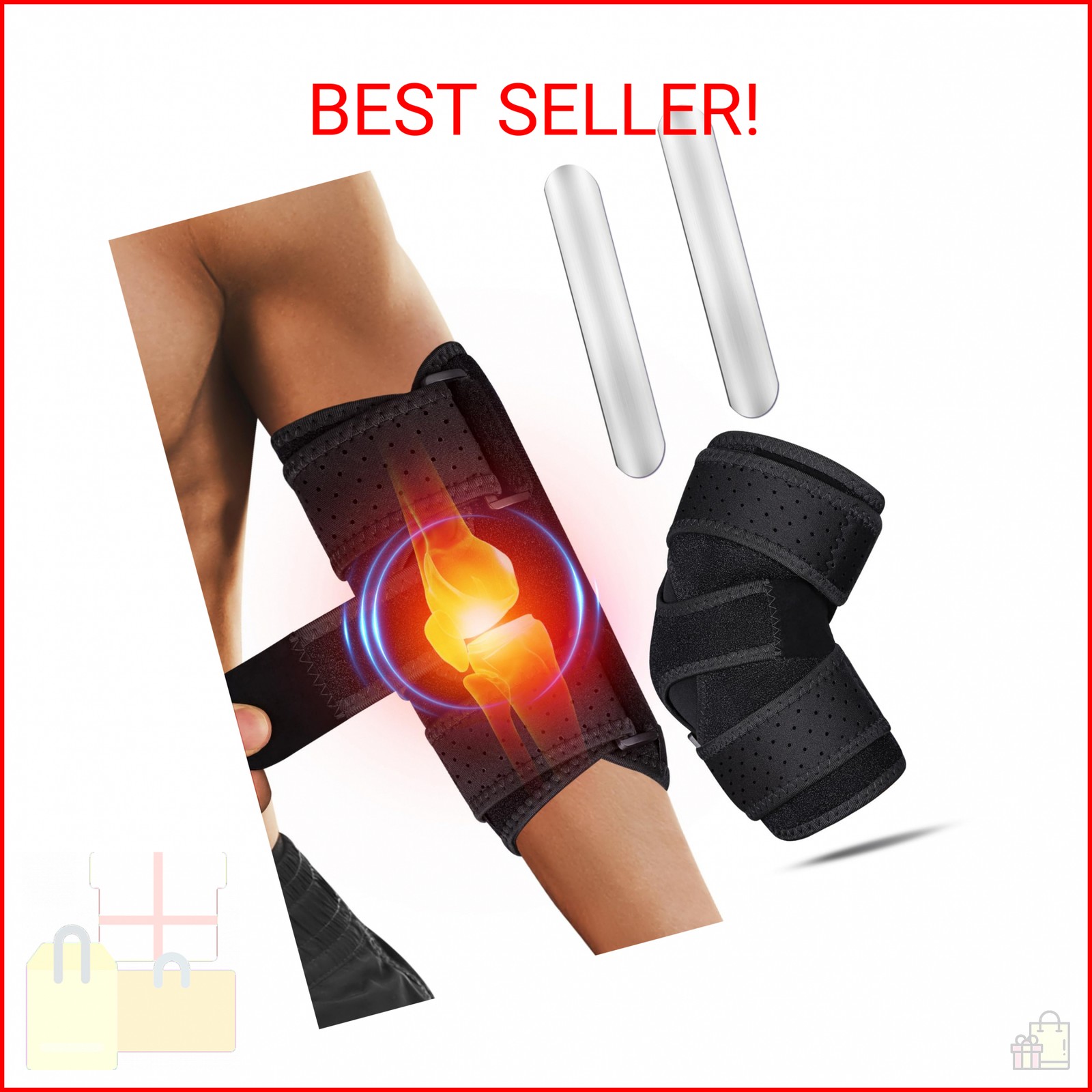 Oyakin Elbow Brace for Cubital Tunnel, Ulnar Nerve Entrapment brace, Adjustable