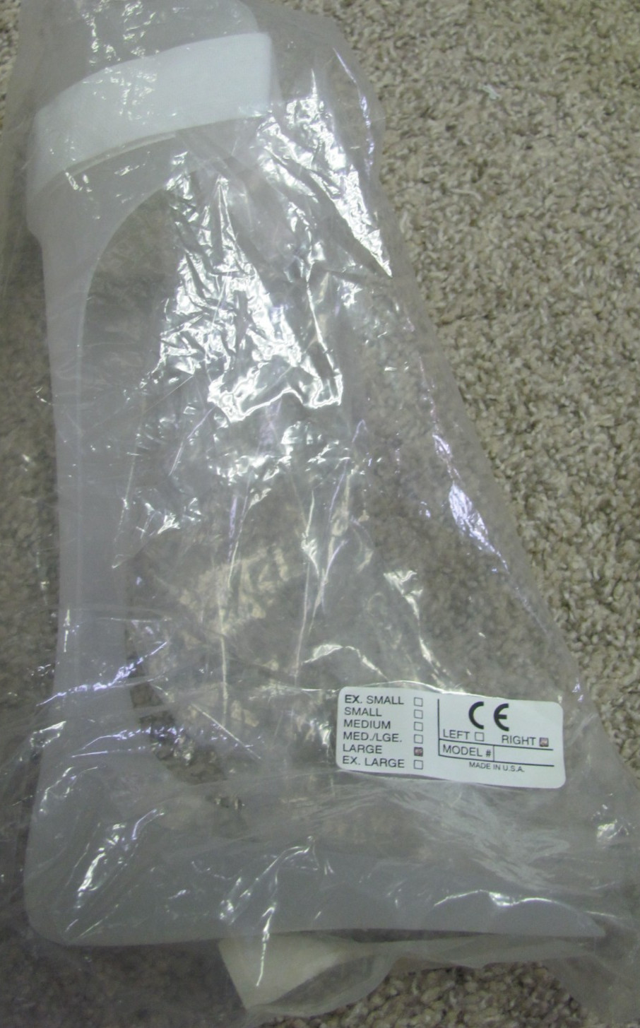 AliMed Flex Posterior Leaf Splint – Size Child’s Large – Right (New)