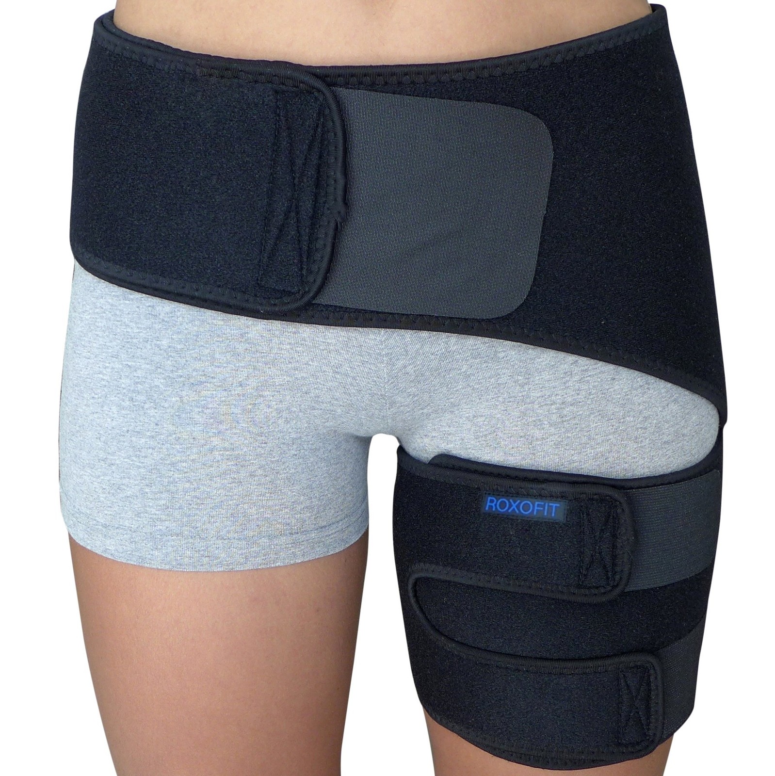 ROXOFIT Hip Brace for Sciatica Pain Relief – 1 Count (Pack of 1), Black