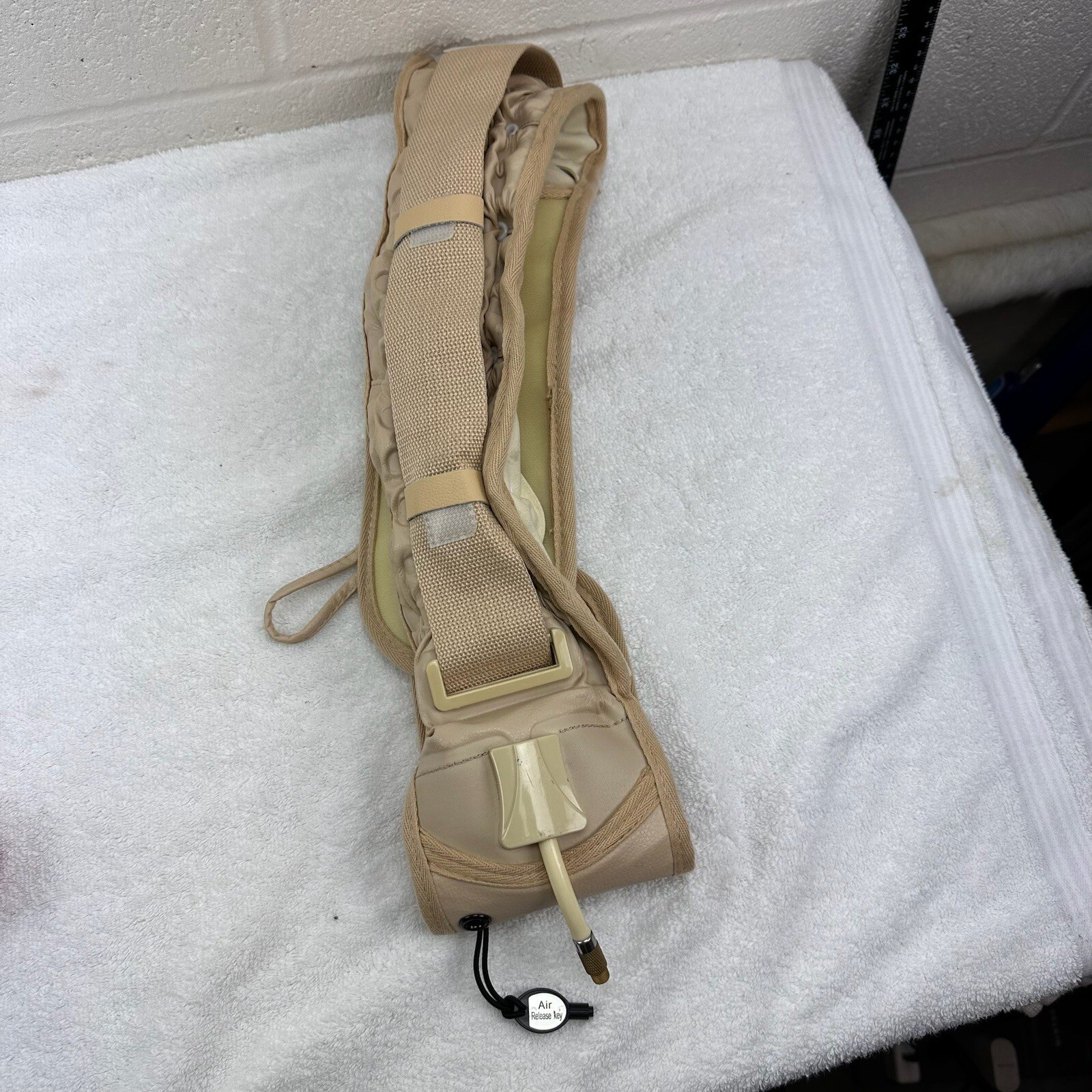 DR-HO’S Beige Adjustable Stretch Compression 2 In 1 Back Pain Relief Belt Size A
