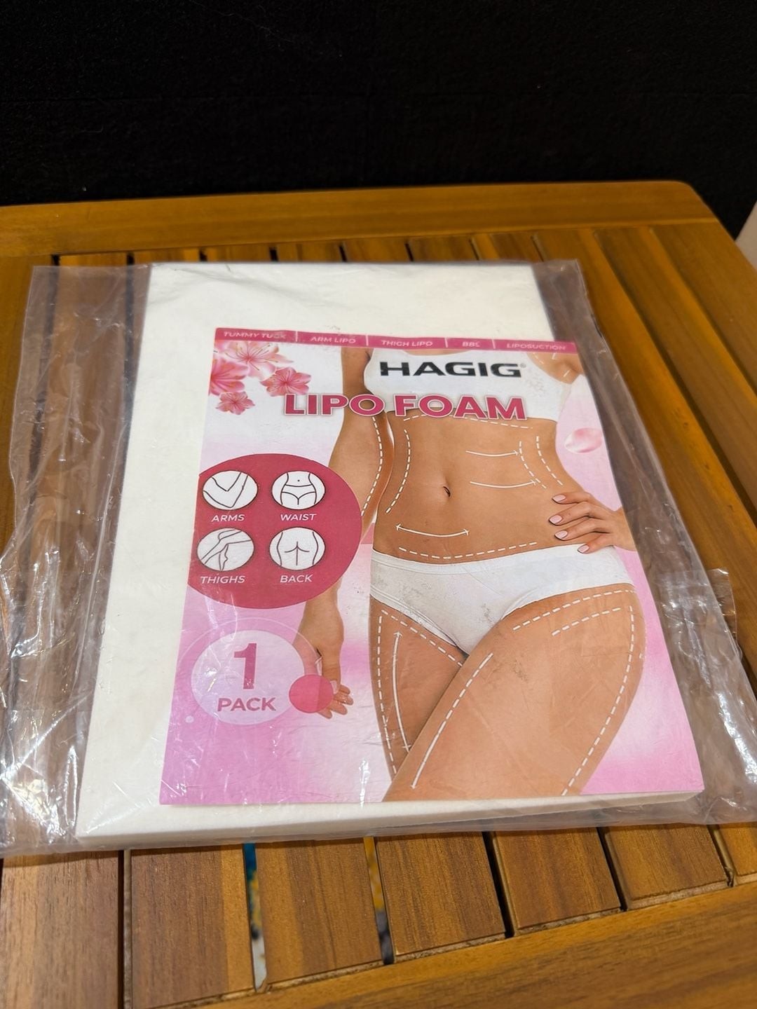 HAGIG Lipo Foam Post-Surgery Compression Pad – 1 Pack