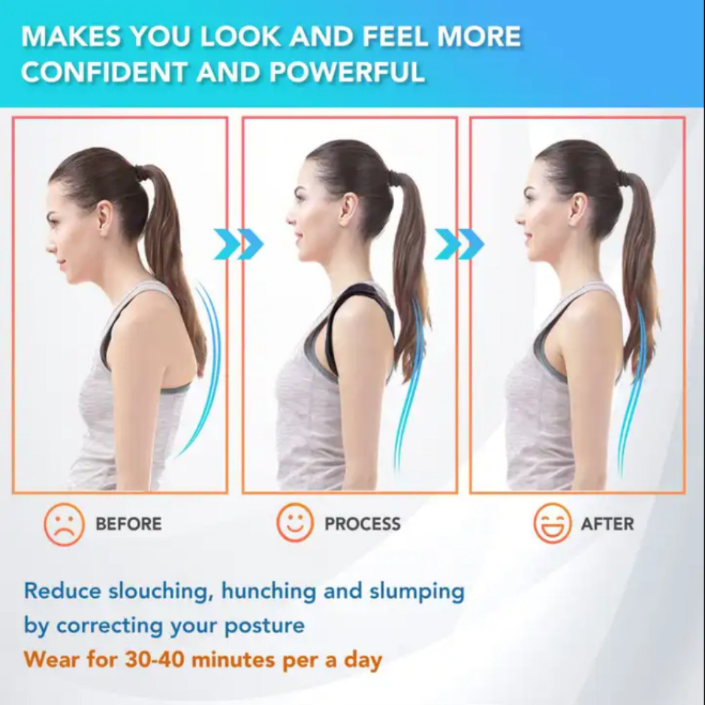 Back Posture Correction Belt Hunchback Prevention Correction of Sitting Posture