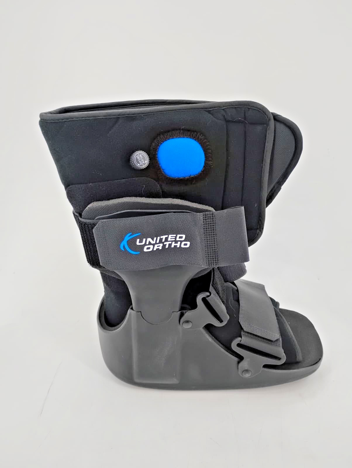 United Ortho Short Air CAM Walker Fracture Boot Small Black Fits Left Right