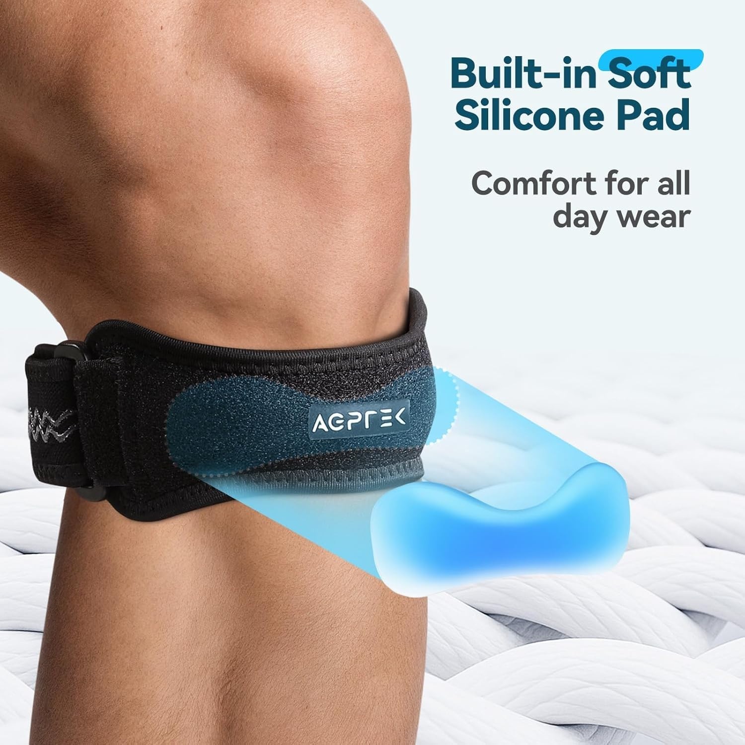 Plus Size Knee Brace for Women & Men, Pain Relief Patella Tendon Knee Strap 2…