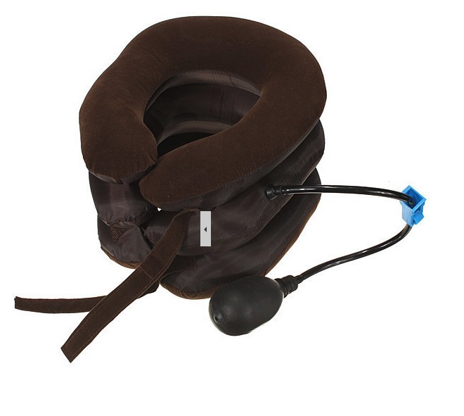 New Air Cervical Neck Traction Headache Back Soft Brace Fatigue Relief with Pump