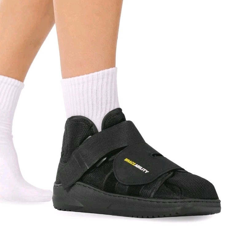 Closed Toe Medical Walking Shoe – Lightweight Broken/Fractured Toe Cast Boot
