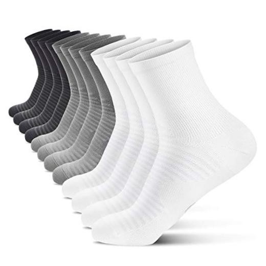 Compression Running Large-X-Large Black/White/Gray (2 Pairs Per Each Color)