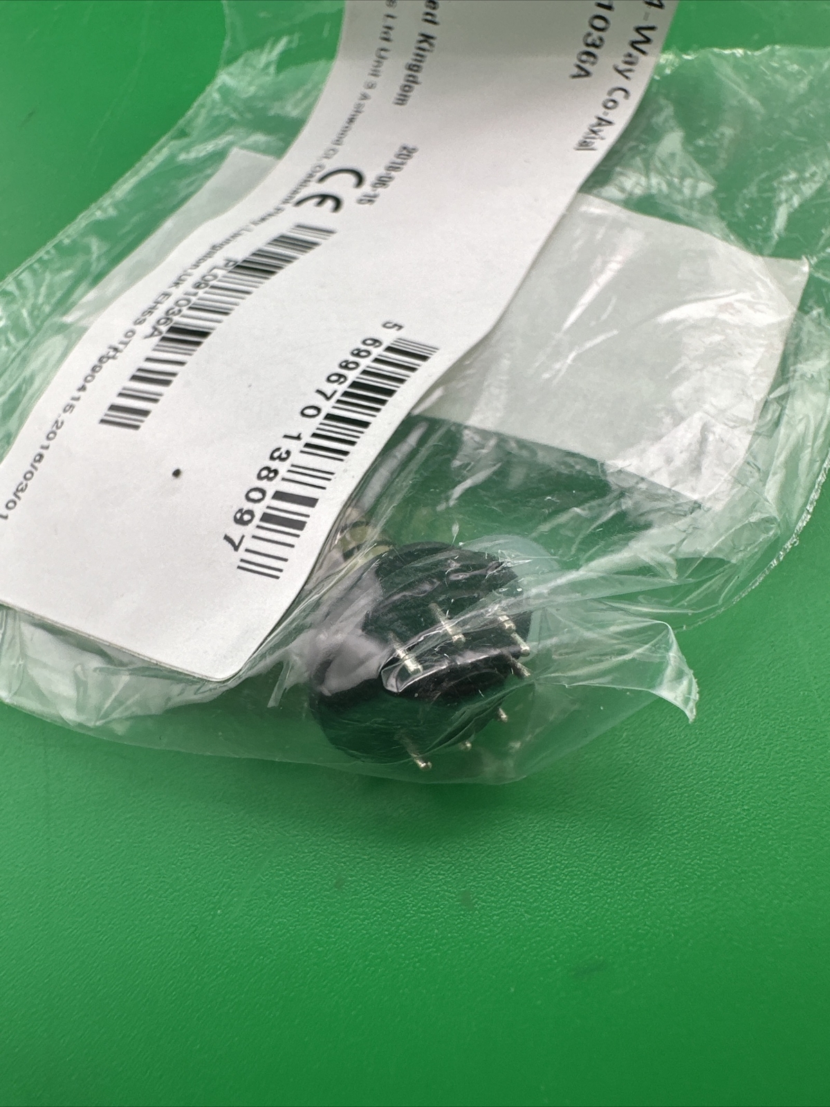 Ossur Touch Bionics Myoelectric Prosthetic Hand 4 Way Coaxial Plug. New