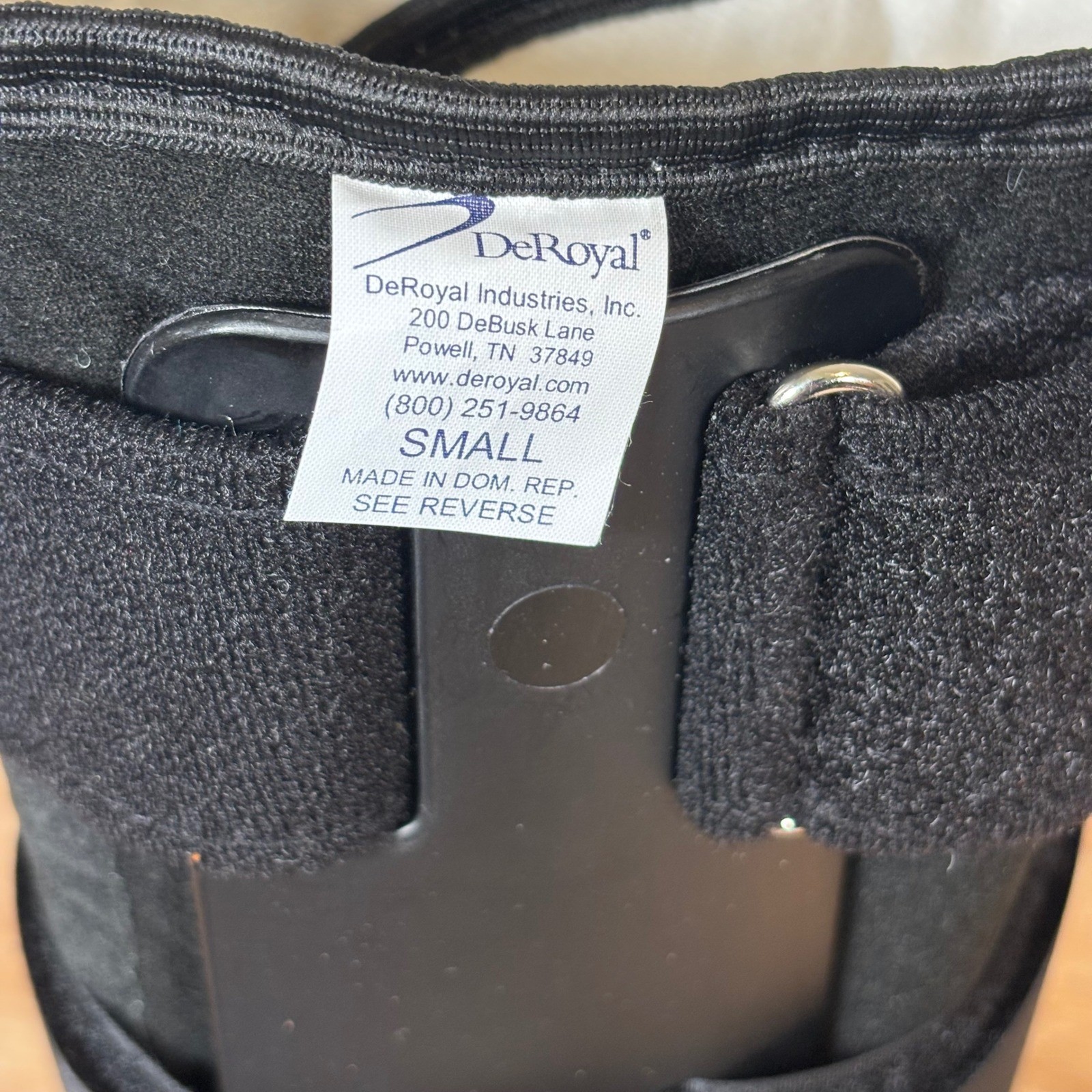 DeRoyal Short Leg Walker Samson Boot Black Small SL8001-03 Medical Orthopedic