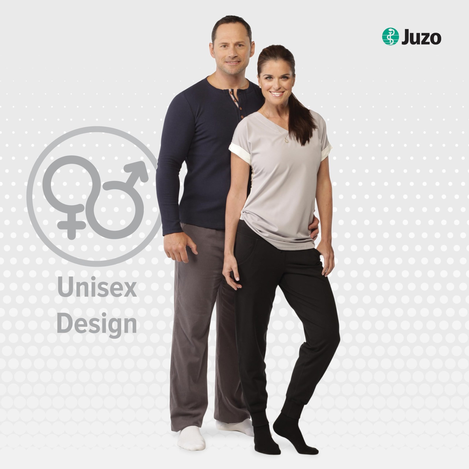 Juzo Basic 4410 Knee-High 15-20 mmHg Open Toe Compression Stocking – Men & Wo…