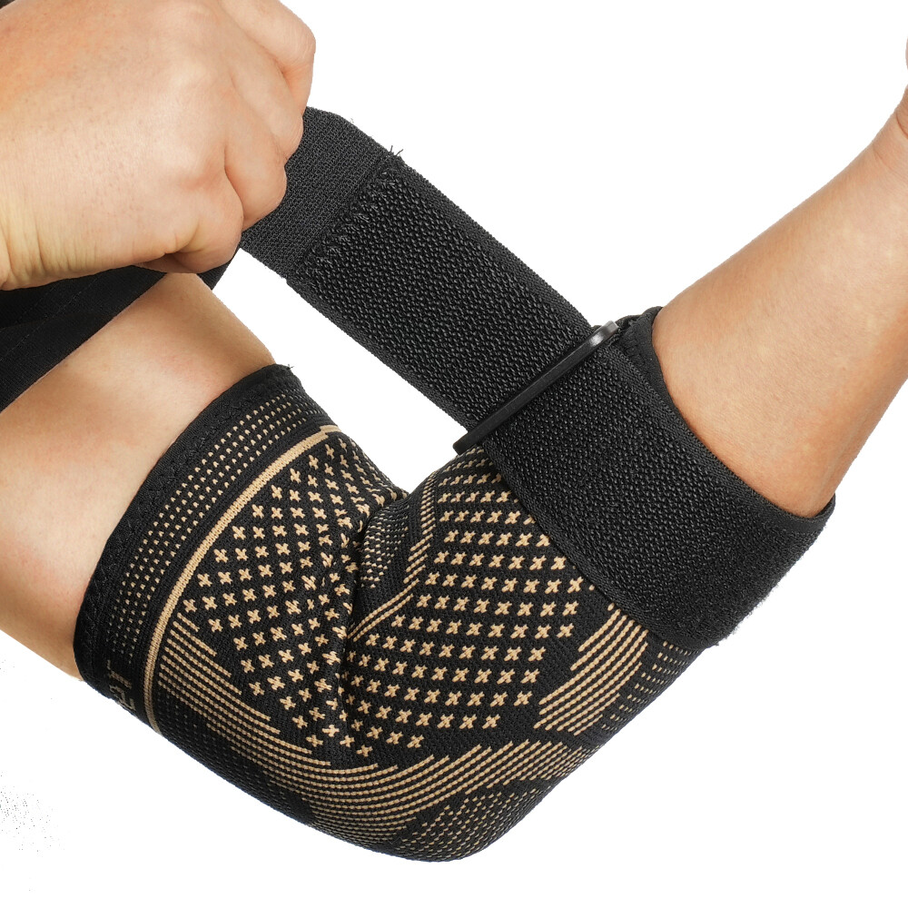 CFR Tennis Elbow Brace Support Arthritis Tendonitis Golfer Arm Joint Pain Copper