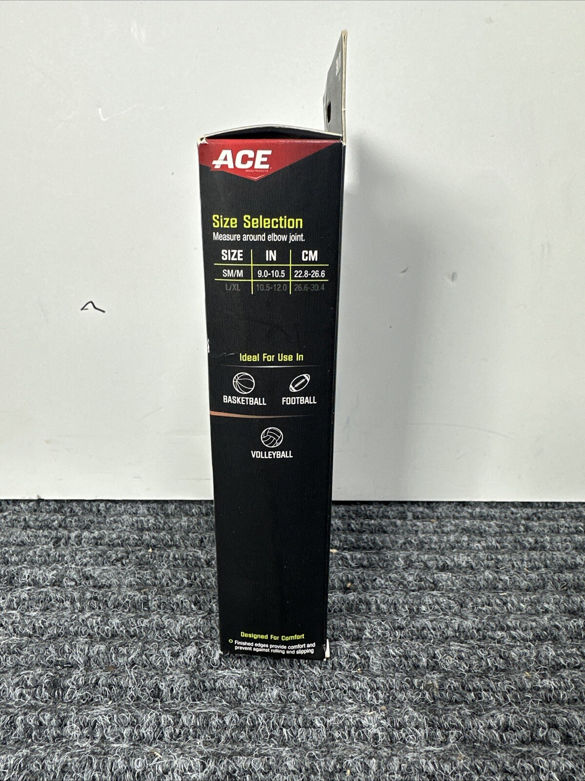Ace Compression Elbow Sleeve with Pad SM/M 9″ to 10.5″ for Sports Injuries etc.