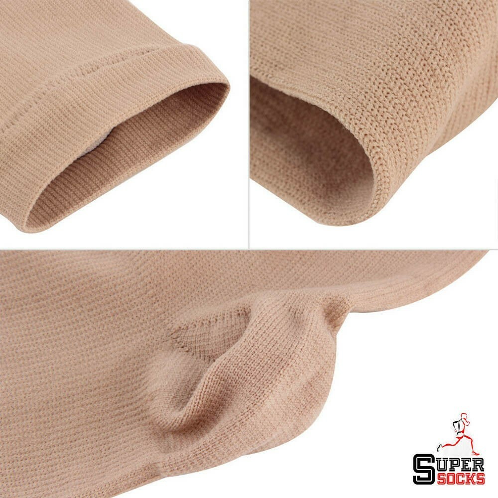 Compression Zip Up Socks Open-Toe Zipper Leg Support Unisex Socks Knee Stocking
