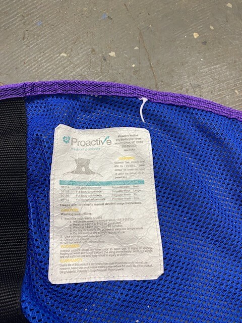 Proactive Full Body Mesh Sling w/commode