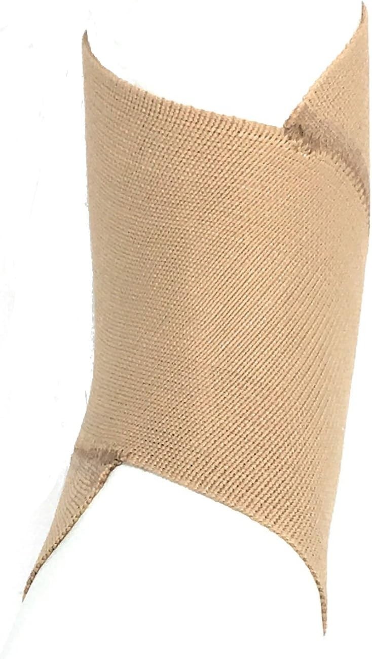 Elastic Compression Ankle Brace – Figure 8 Design, Beige, Medium for Pain Relief