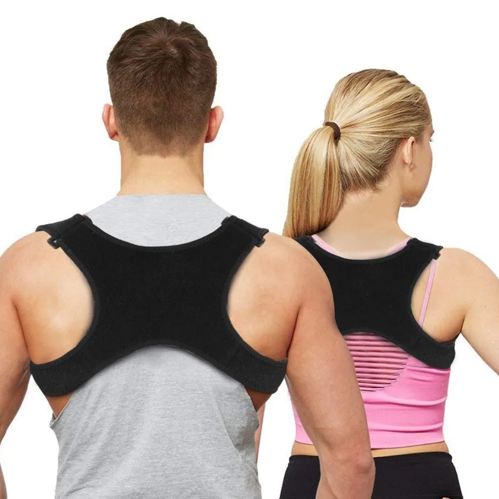 Back Posture Corrector Shoulder Straight Support Brace Belt Therapy Men Women