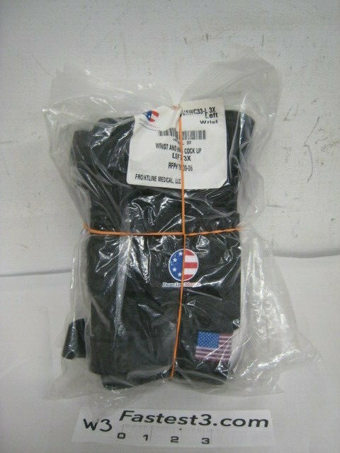 Front line Medical VAWC33-L Wrist Hand Orthosis 3X Left Pack of 5