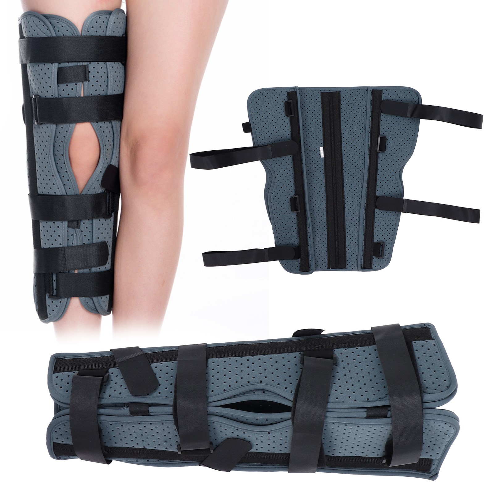 Adjust Knee Immobilizer Joint Pain Relief Knee Splint Leg Support Brace