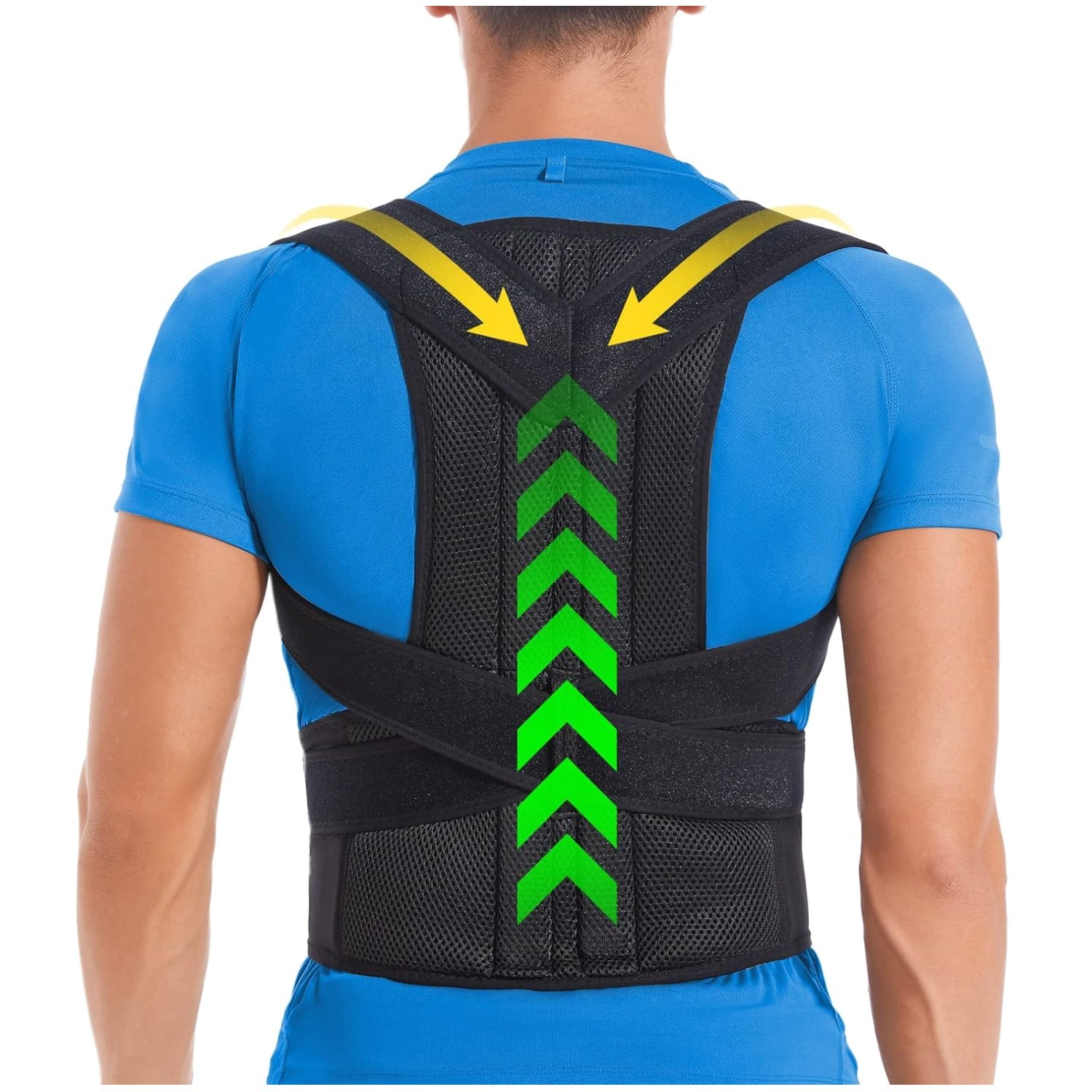 Easy-Wear Back Brace – Adjustable Straps, Comfortable Fit