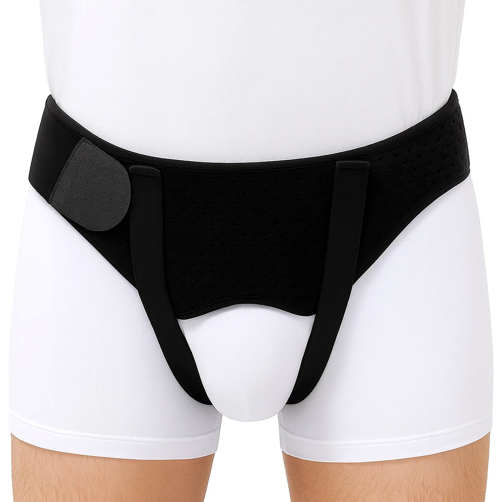 Hernia Support Belt for Men Inguinal Truss Groin Adjustable Compression Pads US