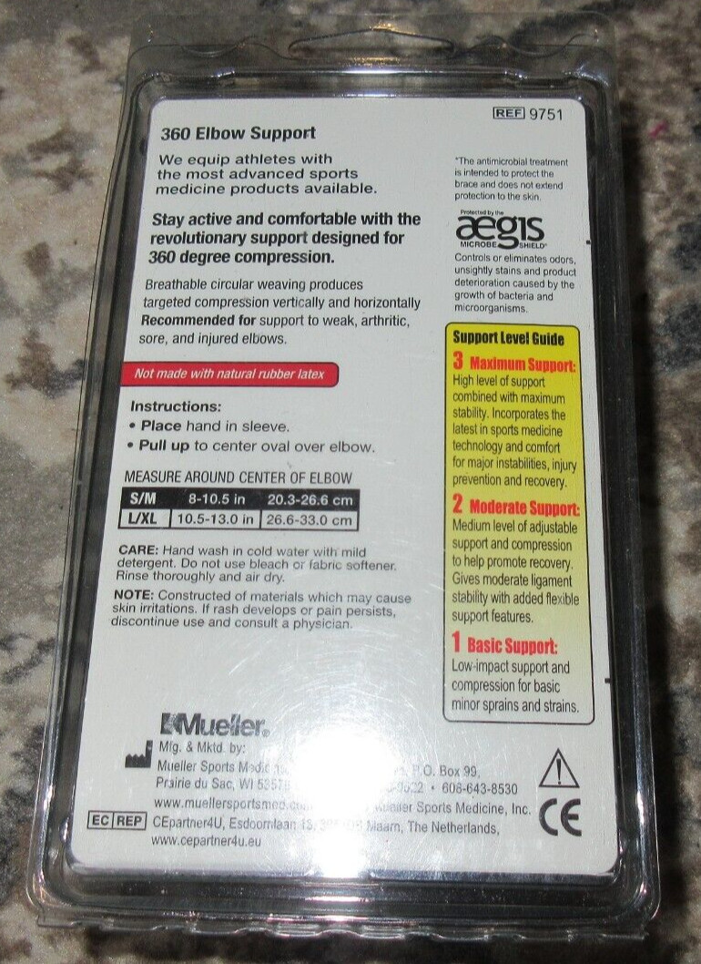 Mueller 360 Elbow Support Size S/M