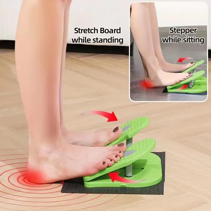 Simple Leg Exerciser While Sitting for Seniors, Foot Pedal Gray, Gray