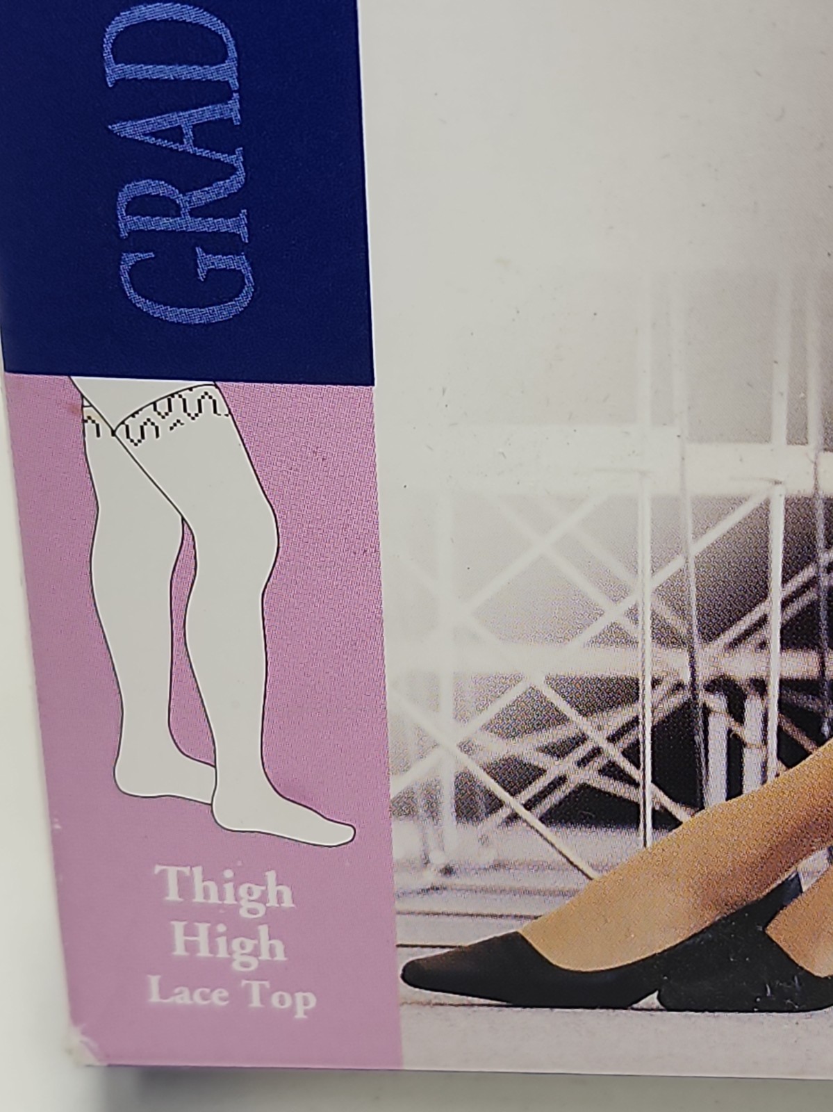 Activa Compression Stocking Size A Nude Closed Toe Thigh High Lace Top 15-20mmHg