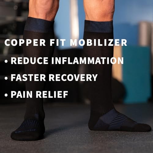 Mobilizer Compression Socks Easy On & Off Improves Small-Medium Black – 3 Pack
